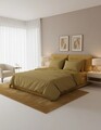 Lenjerie de pat pentru o persoana (DE), L'essentiel Maison, Najva Kombin, Galben mustar