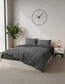 Lenjerie de pat pentru o persoana (DE), L'essentiel Maison, Nobby Kombin, Antracit