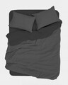 Lenjerie de pat pentru o persoana (DE), L'essentiel Maison, Nobby Kombin, Antracit
