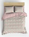 Lenjerie de pat dubla Super King (EU) (IT), 3 piese, L'essentiel Maison, Betula, Roz pudra
