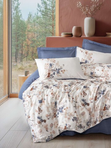 Lenjerie de pat dubla Super King (FR), 3 piese, L'essentiel Maison, Nebulae, Indigo