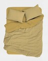Lenjerie de pat dubla (DE), L'essentiel Maison, Najva Kombin, Galben mustar