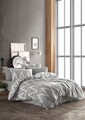 Lenjerie de pat pentru o persoana Single XXL (DE), 2 piese, L'essentiel Maison, Olivia, Gri/Alb