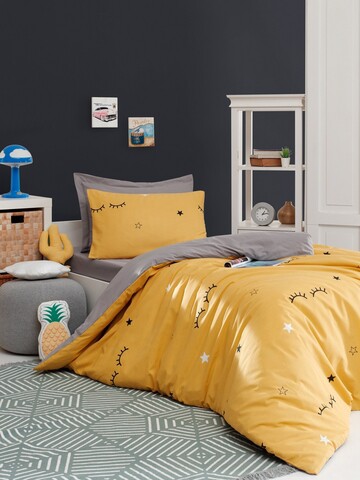 Lenjerie de pat pentru o persoana Single XXL (DE), 2 piese, L'essentiel Maison, Dide, Galben