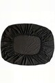 Set de pat dublu (cearceaf cu elastic si perne) 3 piese, L'essentiel Maison, Funny, Negru