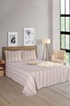 Set de pat dublu (cearceaf cu elastic si perne) 3 piese, L'essentiel Maison, Soft Line, Bej