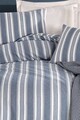 Lenjerie de pat dubla, L'essentiel Maison, Soft Line, Albastru navy