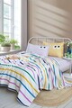 Set cuvertura pique dubla, L'essentiel Maison, Funny, Galben / Liliac