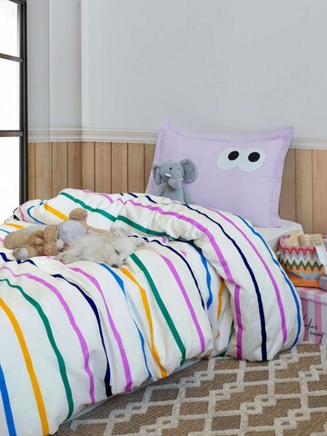 Lenjerie de pat pentru o persoana 2 piese, L'essentiel Maison, Funny, Lila