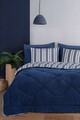Set de dormit individual, L'essentiel Maison, Soft Line, Albastru navy