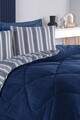 Set cuvertura si perna, L'essentiel Maison, Soft Line, Albastru navy