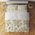 Lenjerie de pat dubla King (FR), 3 piese, L'essentiel Maison, FLW_DVT25-13, Multicolor