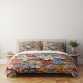 Set husă de pilotă dublă (FR), L'essentiel Maison, FLW_DVT25-10, Multicolor