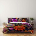 Set husă de pilotă dublă (FR), L'essentiel Maison, FLW_DVT25-11, Multicolor