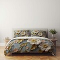 Set husă de pilotă dublă (FR), L'essentiel Maison, FLW_DVT25-14, Multicolor