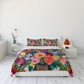 Set husă de pilotă dublă (FR), L'essentiel Maison, FLW_DVT25-15, Multicolor