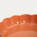 Vas de copt Brisa, Homla, 27x6.5 cm, ceramica, portocaliu