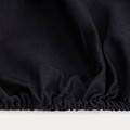 Cearceaf de pat cu elastic Lauko, Homla, 180x200 cm, bumbac, negru