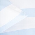 Lenjerie de pat dubla Rayas, Homla, 160x200 cm, 3 piese, microfibra din poliester, alb/albastru