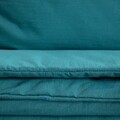 Lenjerie de pat dubla Maisy, Homla, 160x200 cm, 3 piese, microfibra din poliester, turcoaz