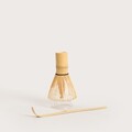 Set 4 piese pentru matcha Izanami, Homla, 550 ml/600 ml, sticla/bambus, natur/transparent