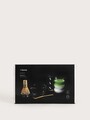 Set 4 piese pentru matcha Izanami, Homla, 550 ml/600 ml, sticla/bambus, natur/transparent