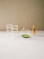 Set 4 piese pentru matcha Izanami, Homla, 550 ml/600 ml, sticla/bambus, natur/transparent