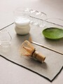 Set 4 piese pentru matcha Izanami, Homla, 550 ml/600 ml, sticla/bambus, natur/transparent