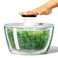 Uscator salata si verdeturi, bol de sticla, 27 cm/4,1 l - OXO