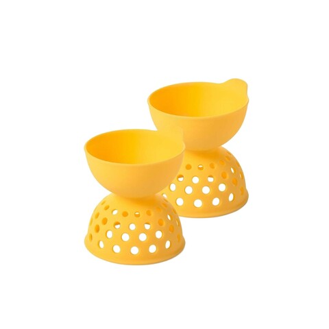 Set 2 forme pentru oua posate, silicon, 