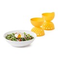 Set 2 forme pentru oua posate, silicon, 