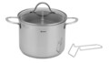 Oala pentru paste, cu 2 cosuri, inox, 22cm/6L - Zokura