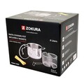 Oala pentru paste, cu 2 cosuri, inox, 22cm/6L - Zokura