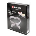 Forma reglabila tort, inima,  inox, 15/28x5cm - Zokura