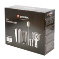 Set cocktail shaker 5 piese, inox - Zokura