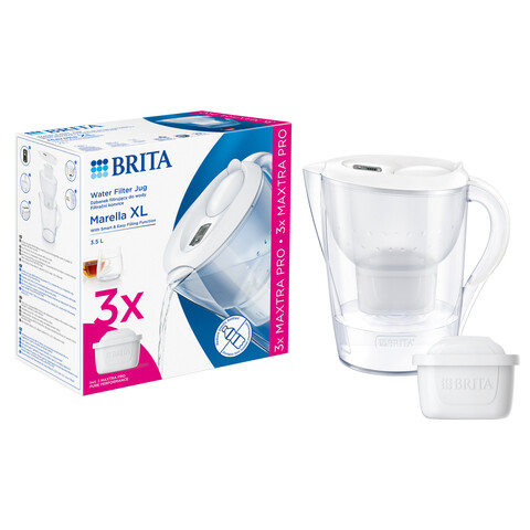 Starter pack BRITA Marella XL 3,5 L (white) + 3 filtre Maxtra PRO