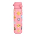 Sticla apa pentru copii Slim, inox, 600ml, Cats - Ion8