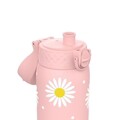 Sticla apa pentru copii, inox, 400ml, Daisies - Ion8