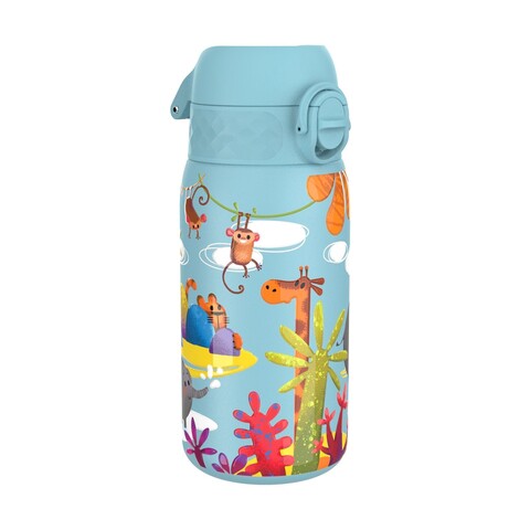 Sticla apa pentru copii, inox, 400ml, Safari - Ion8