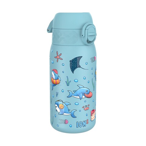 Sticla apa pentru copii, inox, 400ml, Sharks - Ion8