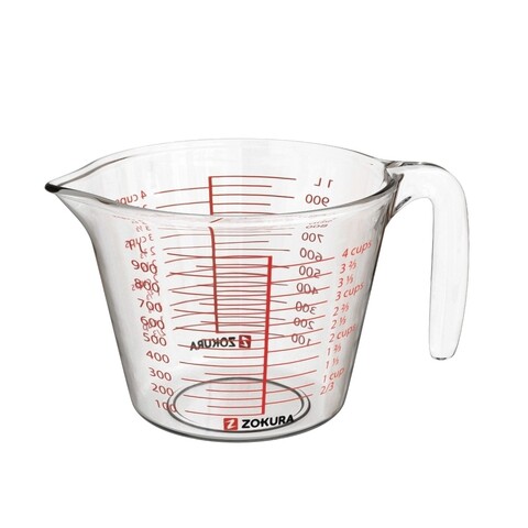 Cana masurare, sticla, 1000ml - Zokura