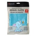Set 3 lavete Genius, microfibra PVA, 30 x 30 cm - Zokura