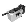 Friteuza cu filtru de ulei, 3 L, 2000 W, Argintiu - Zokura