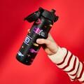 Sticla apa pentru copii Slim, inox, 600ml, Spaceships - Ion8