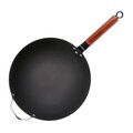 Tigaie wok, otel carbon, 32 cm - Zokura