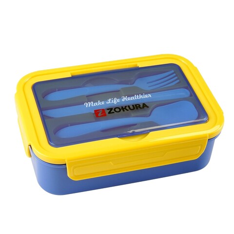 Caserola pentru pranz, cu 3 compartimente, plastic - Zokura