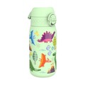 Sticla apa pentru copii, inox, 320ml, Surf Green, Dinosaurs - Ion8
