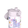 Sticla apa pentru copii, inox, 400ml, Unicorns - Ion8