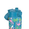 Sticla apa pentru copii, inox, 400ml, Flamingos - Ion8