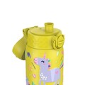 Sticla apa pentru copii, inox, 400ml, Yellow, Unicorns - Ion8